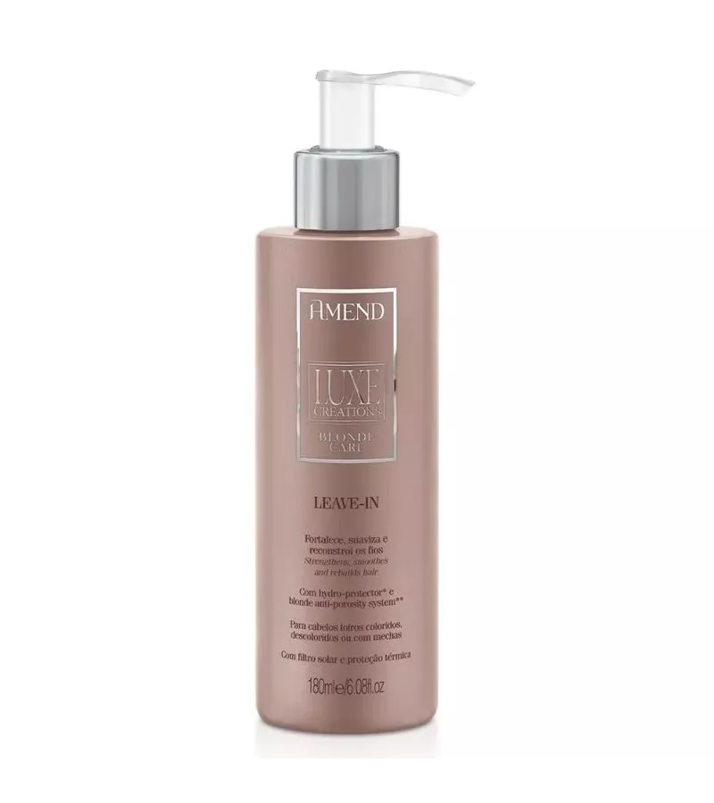 Amend Luxe Creations Blonde Care Leave-in 180ml - AIKO COSMÉTICOS