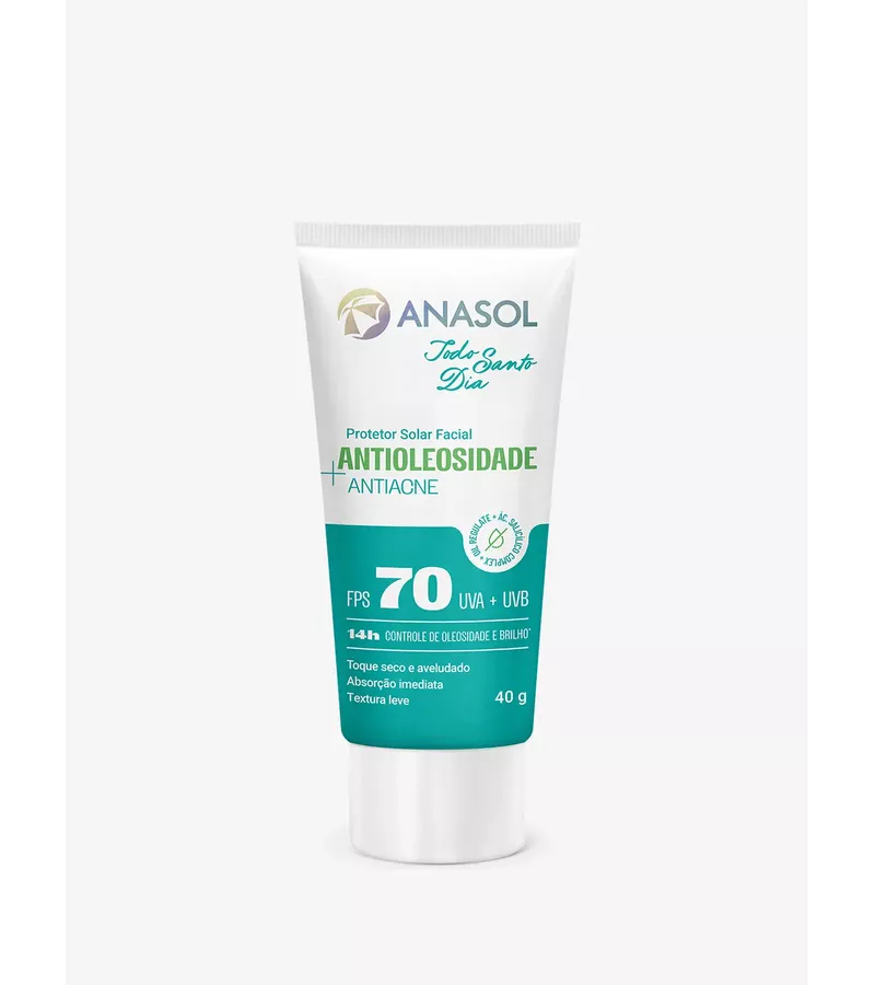 Anasol protetor solar facial todo santo dia - anti... - AIKO COSMÉTICOS