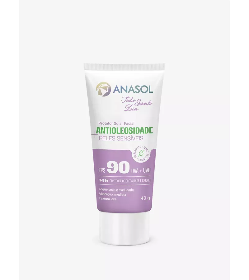 Anasol protetor solar facial todo santo dia - anti... - AIKO COSMÉTICOS