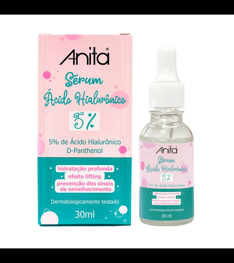 Anita Sérum Ácido Hialurônico 3% 30ml - AIKO COSMÉTICOS