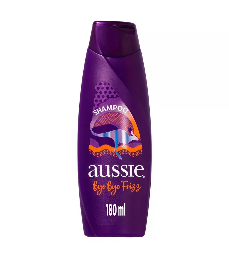 Aussie Shampoo Bye Bye Frizz Maciez e Brilho 180ml - AIKO COSMÉTICOS