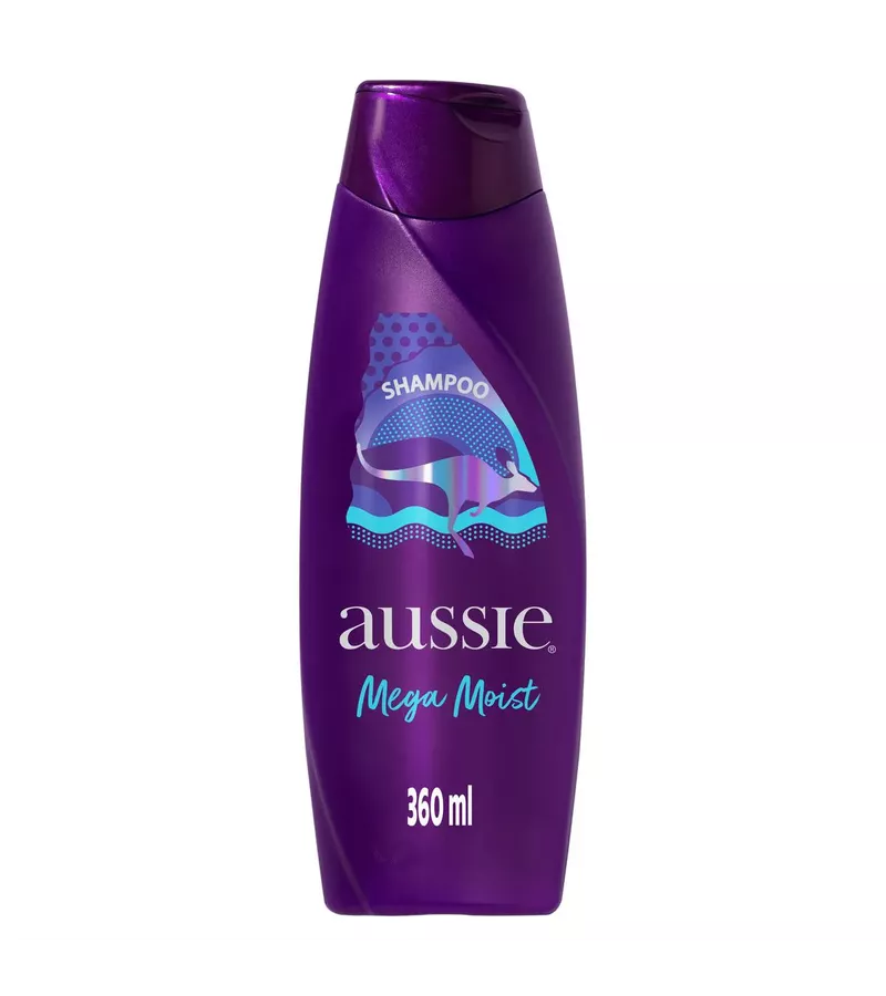  Aussie Shampoo Mega Moist 360ml - AIKO COSMÉTICOS