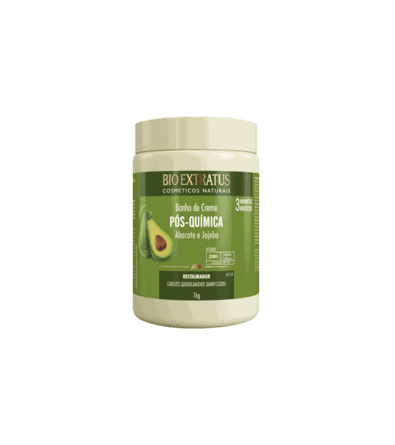 Bio extratus Banho de Creme Pós Quimica 1kg Abacat... - AIKO COSMÉTICOS