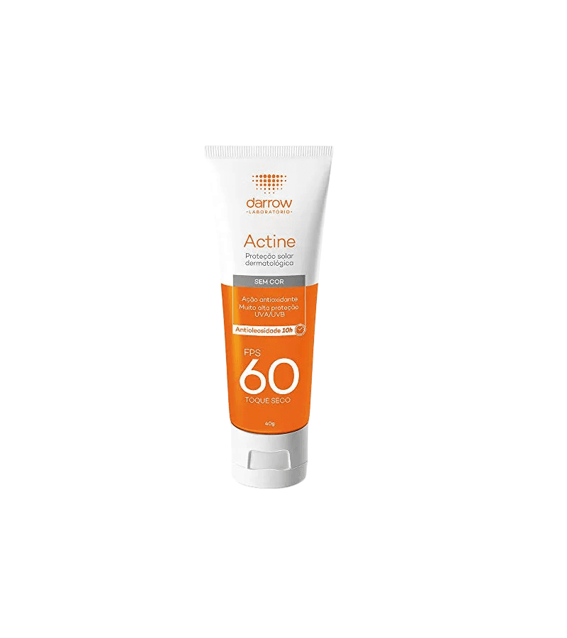 Actine Protetor Solar Facial FPS60 Sem cor Toque S... - AIKO COSMÉTICOS