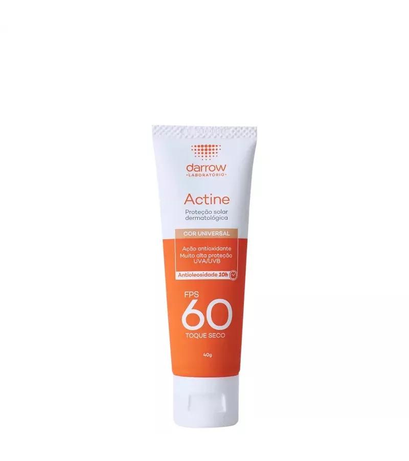 Actine Protetor Solar Facial FPS60 Cor Universal T... - AIKO COSMÉTICOS