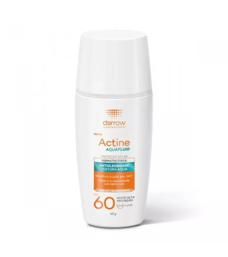 Actine Protetor Solar Facial FPS60 Aquafluid Tom1.... - AIKO COSMÉTICOS