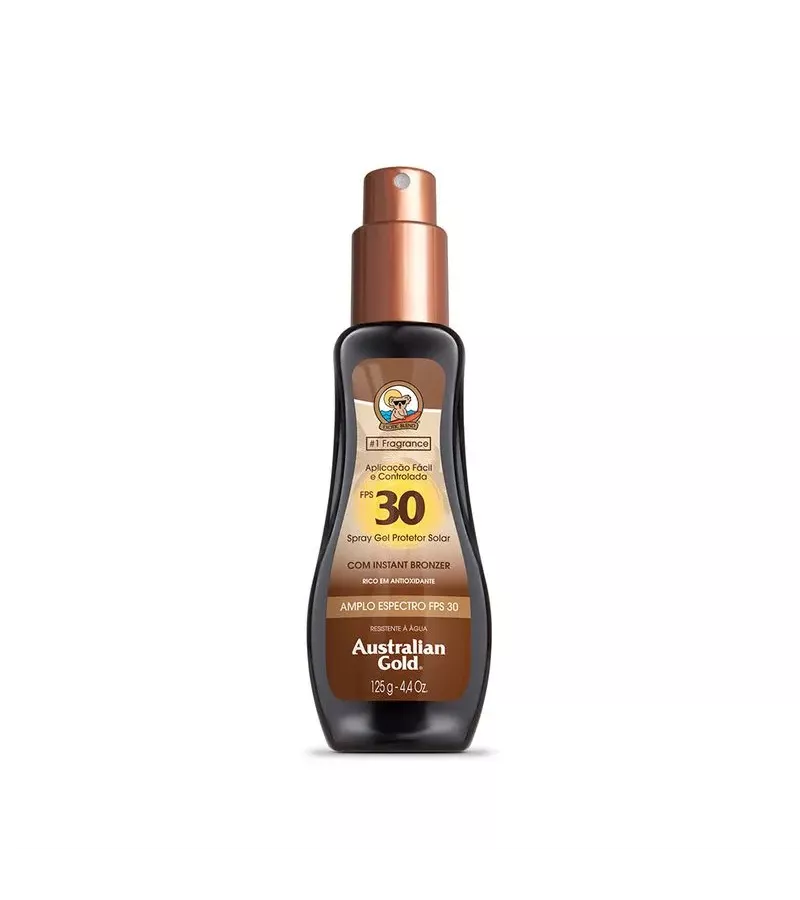 Protetor Solar FPS30 Spray Gel Instant Bronzer 125 - AIKO COSMÉTICOS