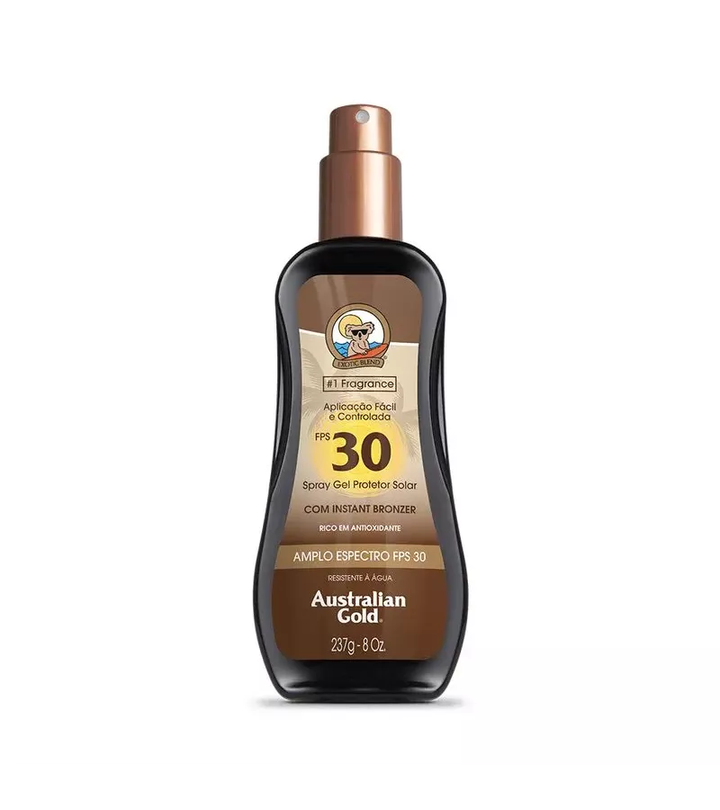Protetor Solar FPS30 Spray Gel Instant Bronzer 237 - AIKO COSMÉTICOS