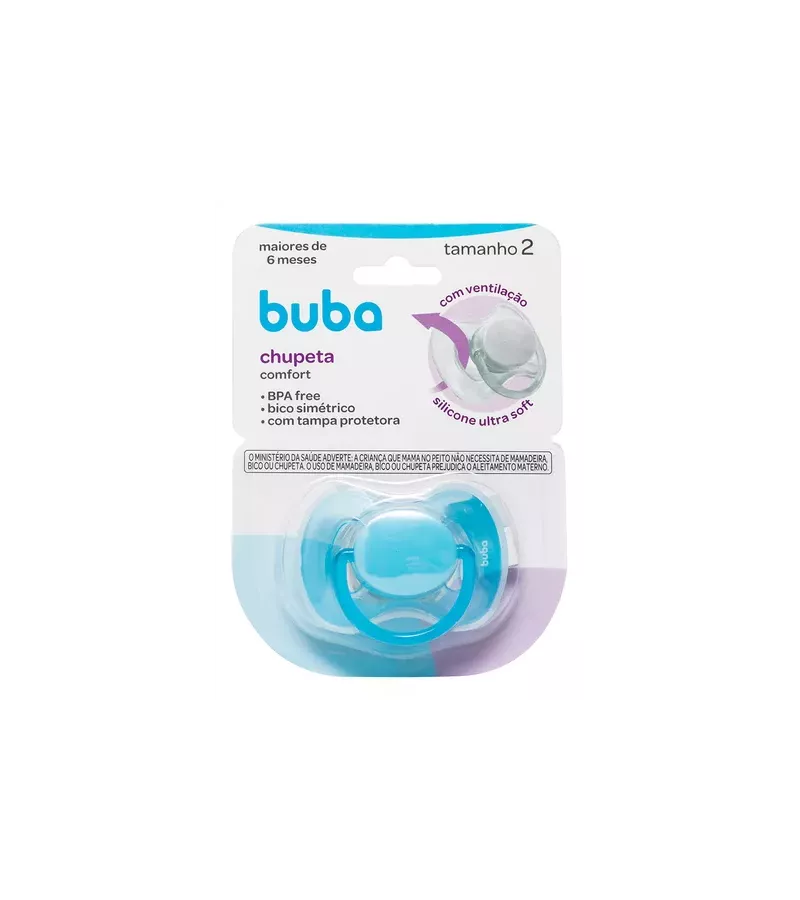 Chupeta Comfort Tamanho 2 ( maiores de 6 meses) az... - AIKO COSMÉTICOS