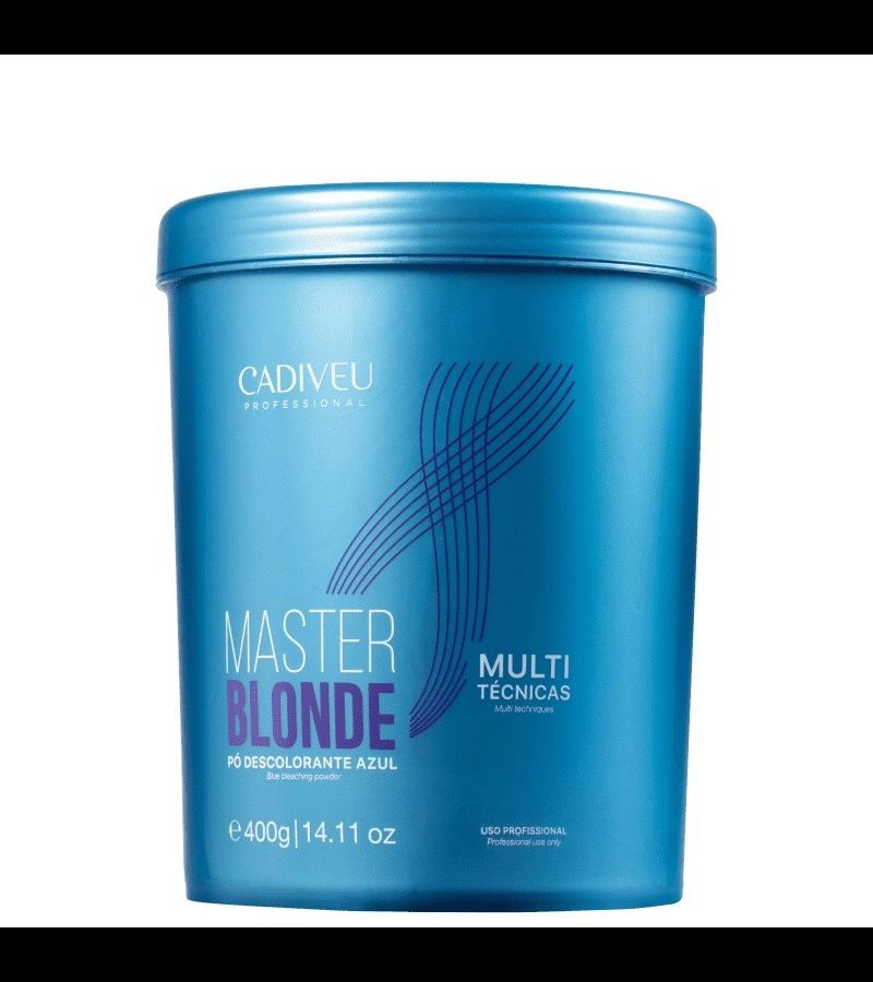 Master Blonde Pó Descolorante azul 400g - AIKO COSMÉTICOS