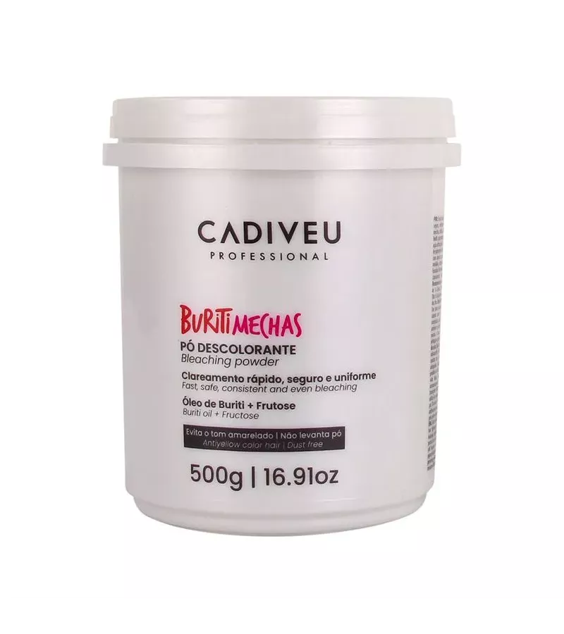 Buriti Mechas Pó Descolorante 500g - AIKO COSMÉTICOS