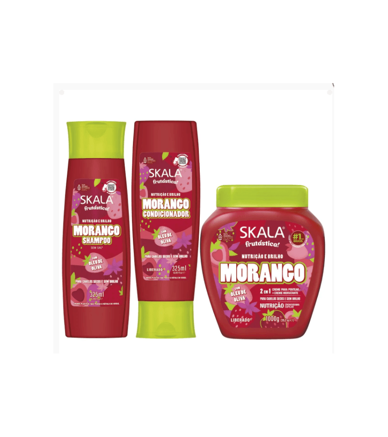 Kit Skala Shampoo+ Condicionador + Tratamento Mora... - AIKO COSMÉTICOS