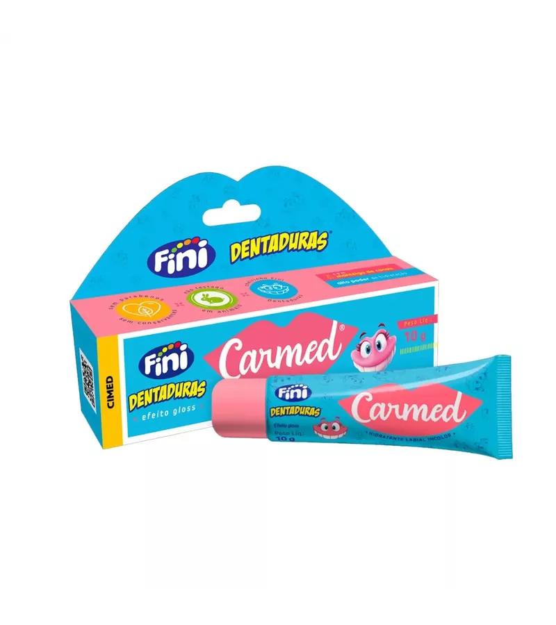 Carmed Fini Dentadduras Efeito Gloss 10g - AIKO COSMÉTICOS