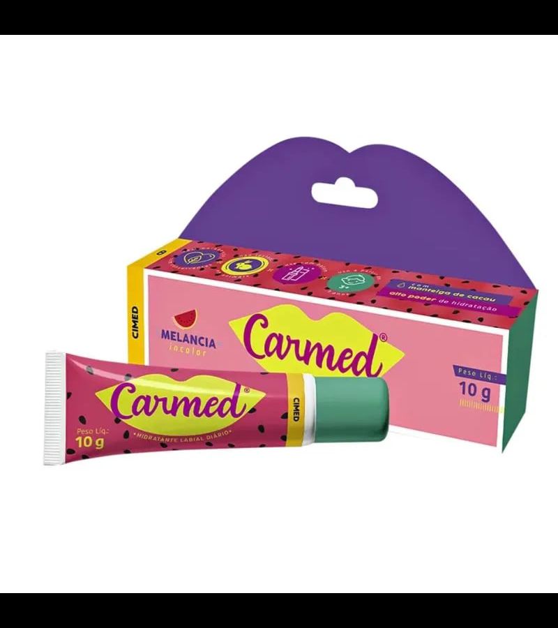 Carmed Melancia incolor 10g - AIKO COSMÉTICOS