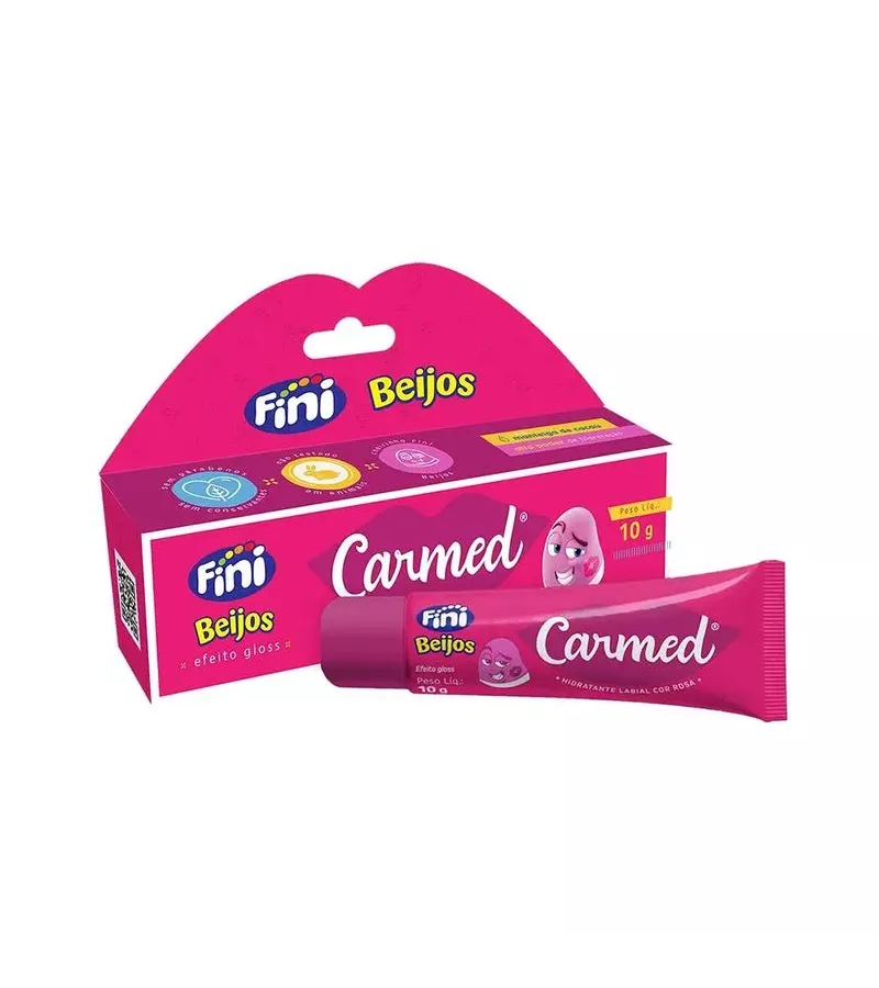 Carmed Fini Beijos Efeito Gloss 10g - AIKO COSMÉTICOS