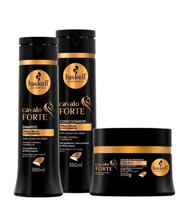 Kit Haskell Cavalo Forte 300ml - AIKO COSMÉTICOS