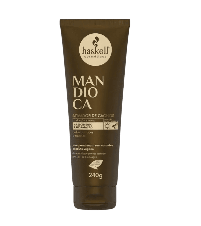 Ativador de cachos mandioca 240g - AIKO COSMÉTICOS