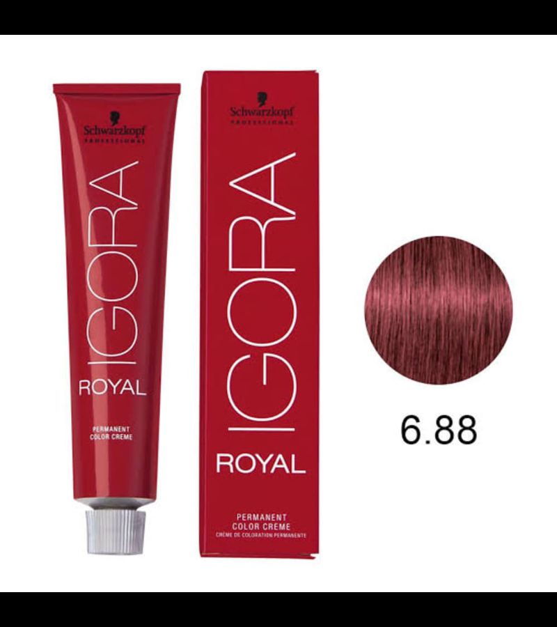 Coloração Igora Royal 6-88 Louro Escuro Vermelho E... - AIKO COSMÉTICOS