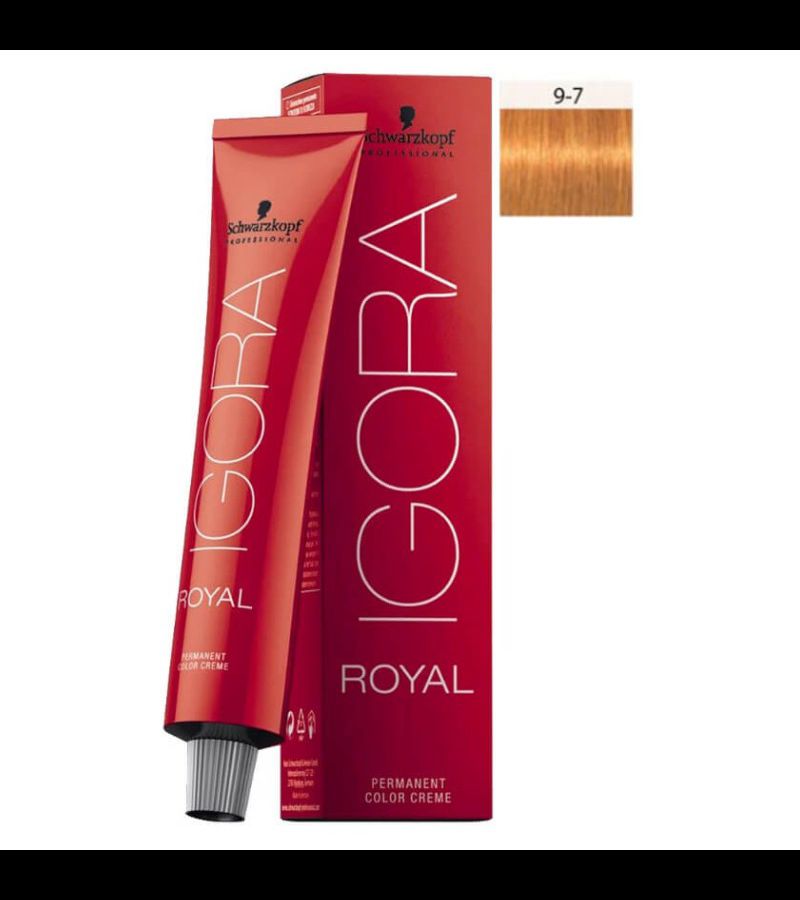 Coloração Igora Royal 9-7 Louro Extra Claro Acobre... - AIKO COSMÉTICOS