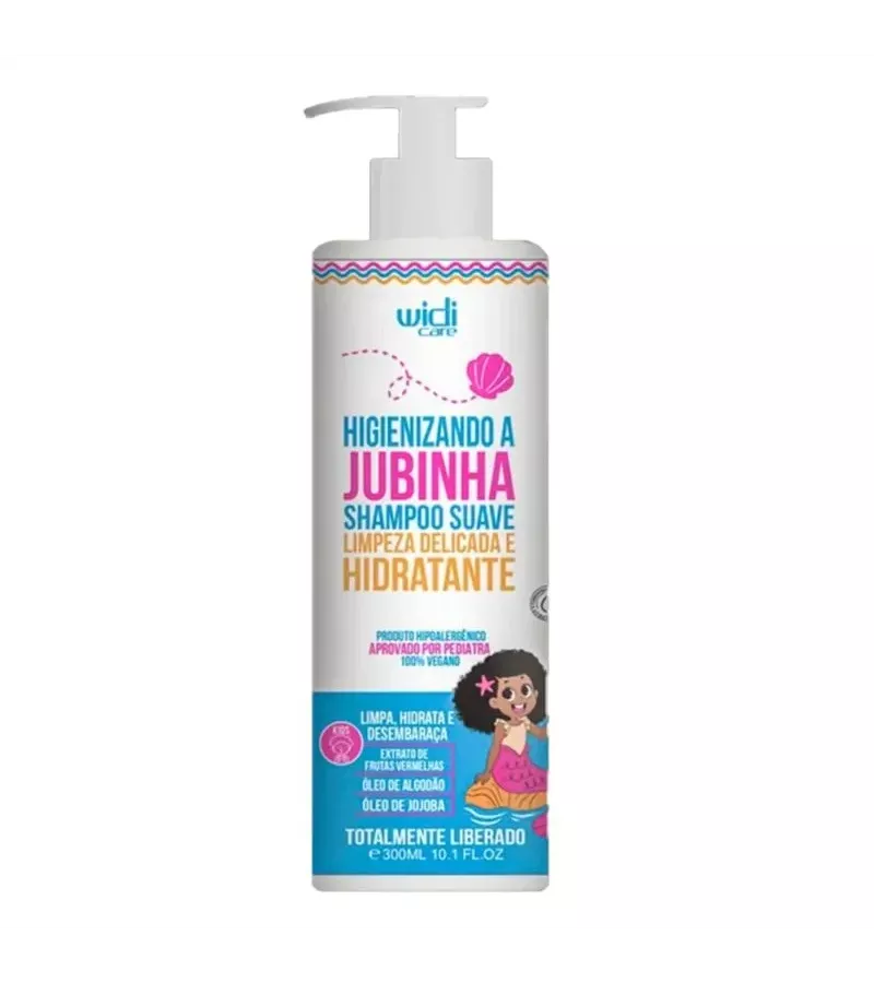 Jubinha Shampoo Suave 300ml - AIKO COSMÉTICOS