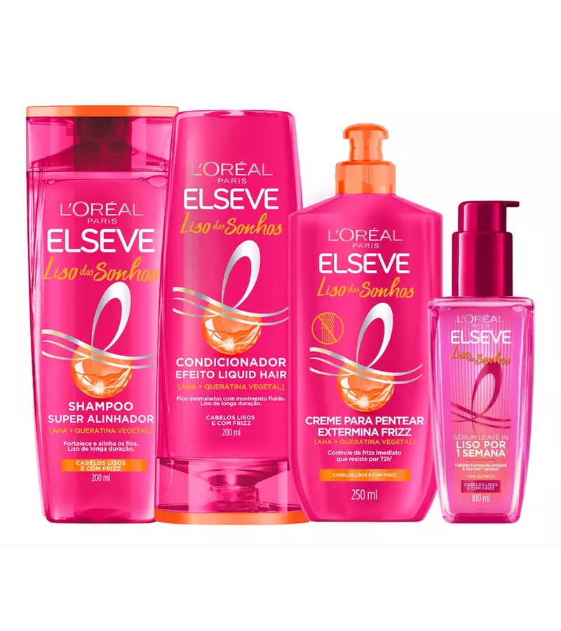 Kit Elseve Liso dos Sonhos - AIKO COSMÉTICOS