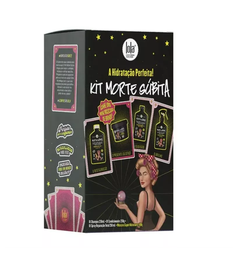 Kit Morte súbita shampoo250ml + condicionador250g+... - AIKO COSMÉTICOS