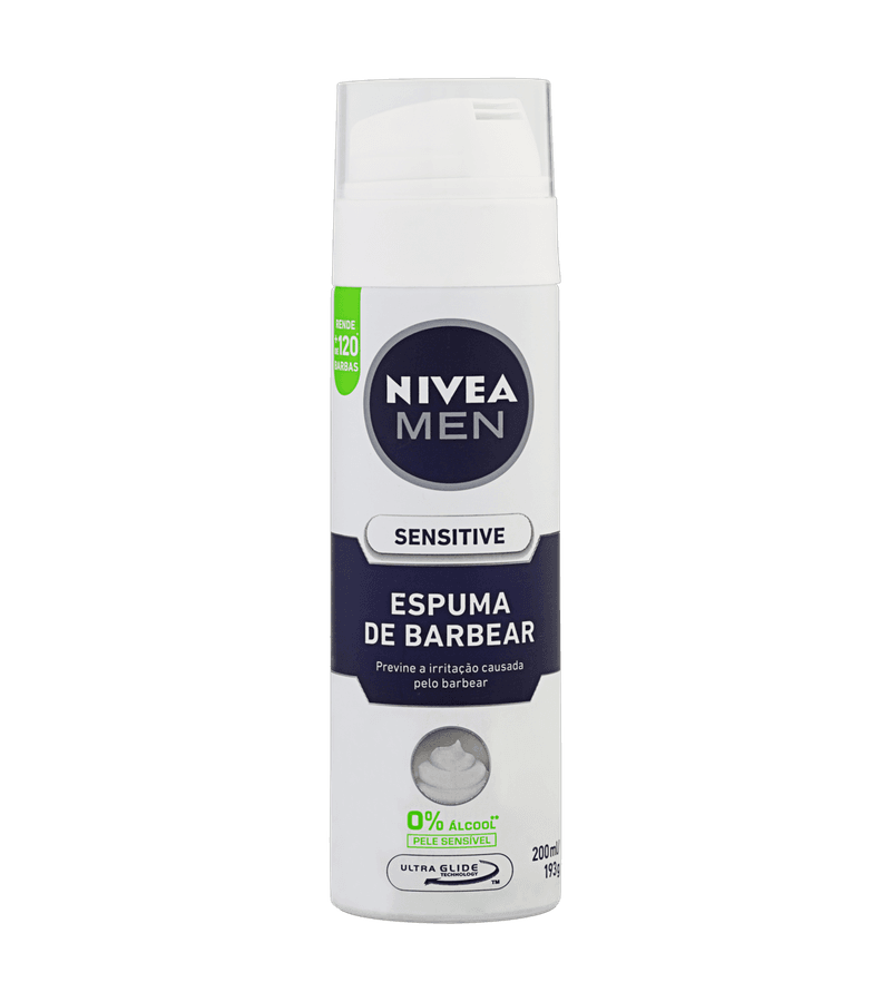 Espuma de Barbear Sensitive 200ml - AIKO COSMÉTICOS