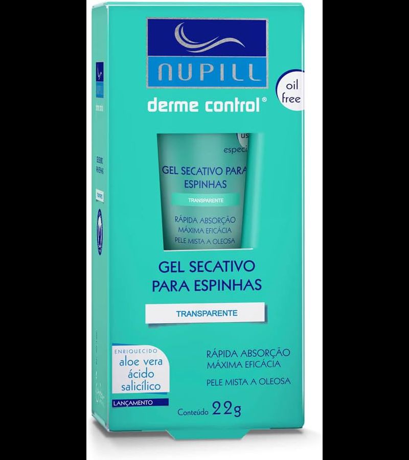 Gel Secativo para Espinhas Derme Control 22g - AIKO COSMÉTICOS