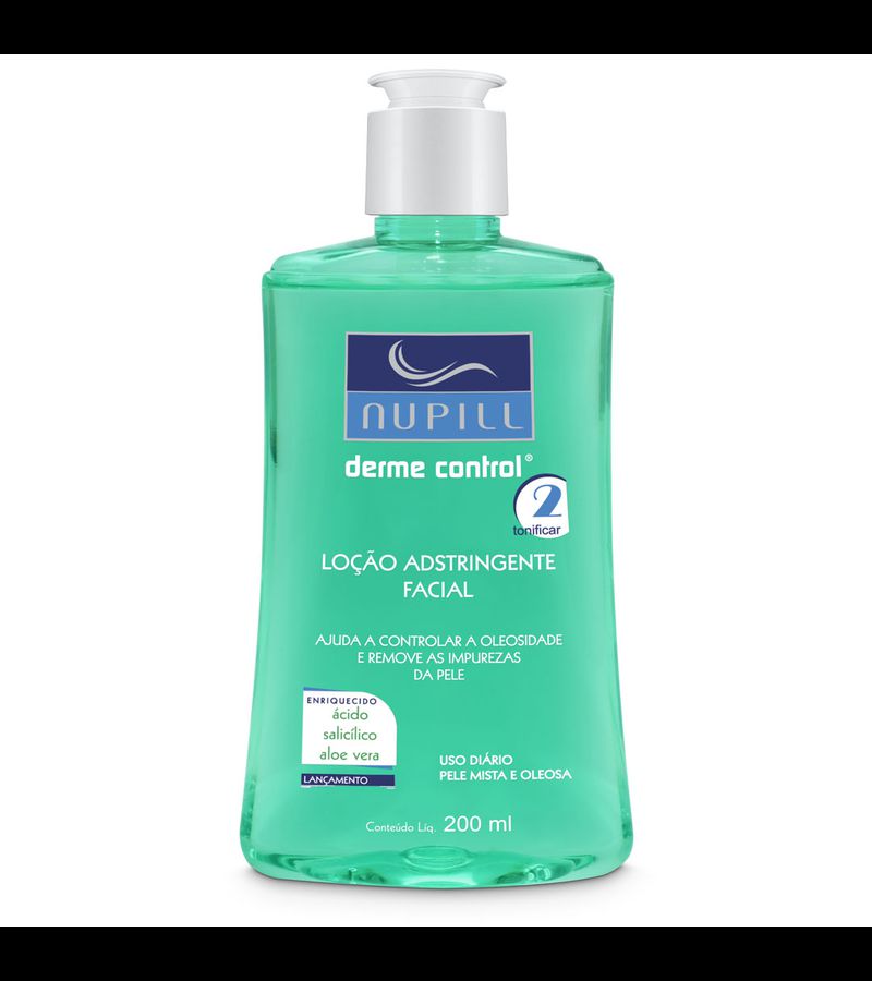 Loção Adstringente Facial Derme Control 200ml - AIKO COSMÉTICOS