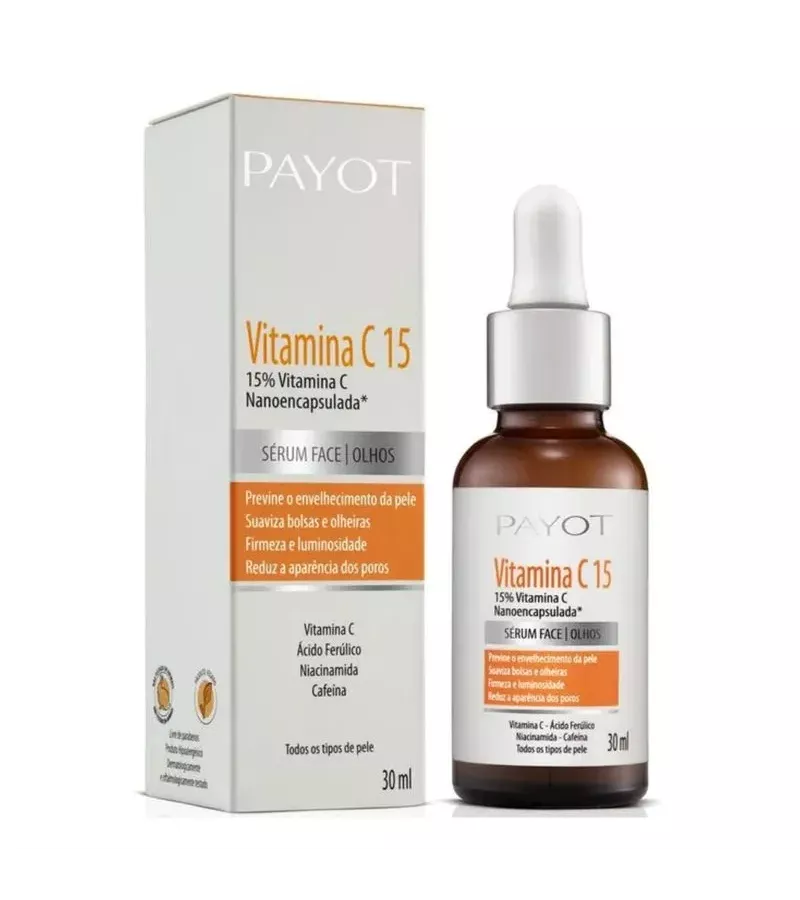 Sérum face/olhos Vitamina C15 30ml - AIKO COSMÉTICOS