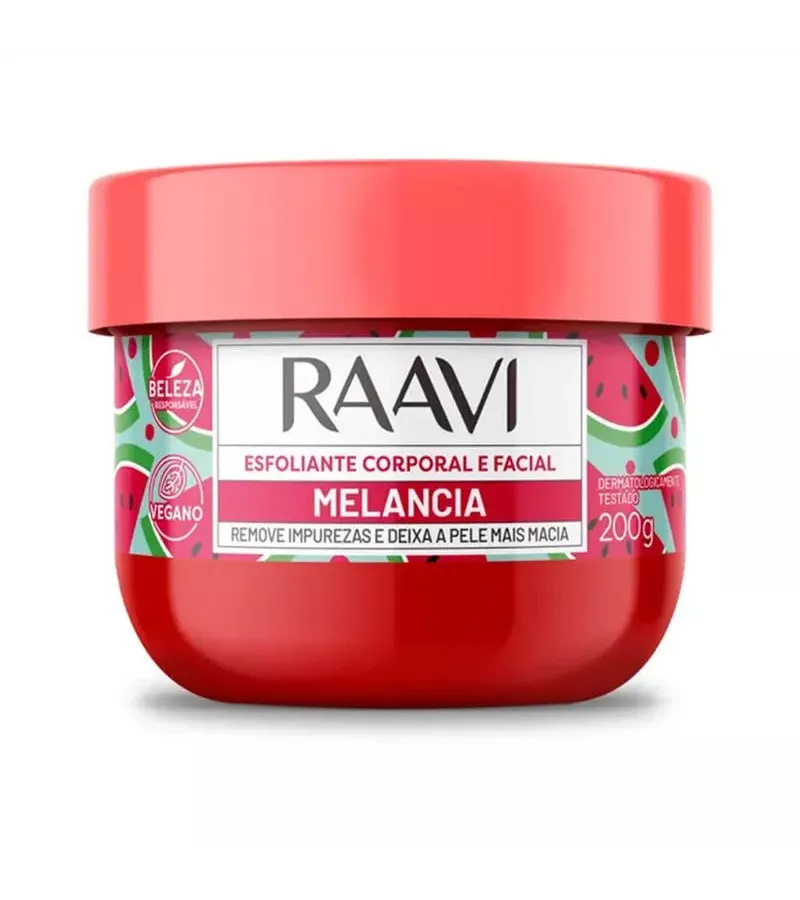 Esfoliante Corporal e Facial Melancia 200g - AIKO COSMÉTICOS