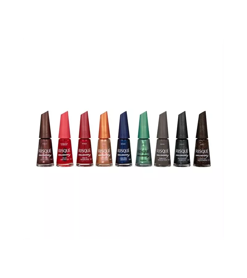Kit Esmaltes Risque Coleção Chillibeans c/9 Unidad... - AIKO COSMÉTICOS