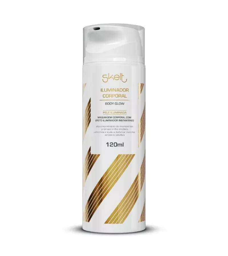 Iluminador Corporal Body Glow Pele Iluminada 120ml - AIKO COSMÉTICOS