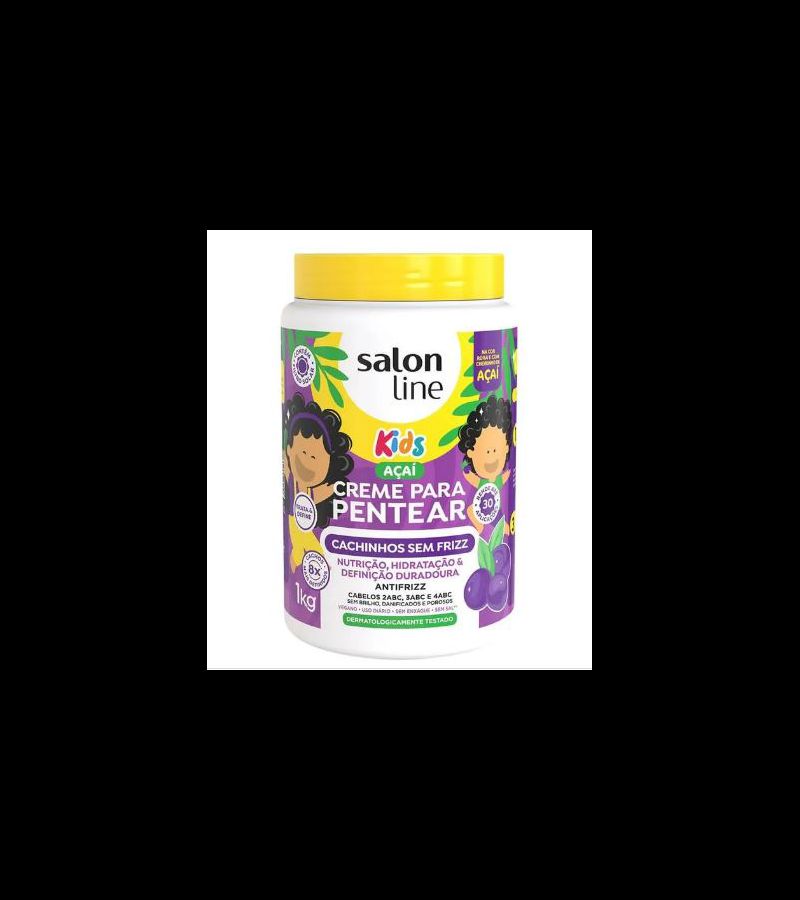 Creme para Pentear Açai Cachinhos Sem Frizz 1kg - AIKO COSMÉTICOS