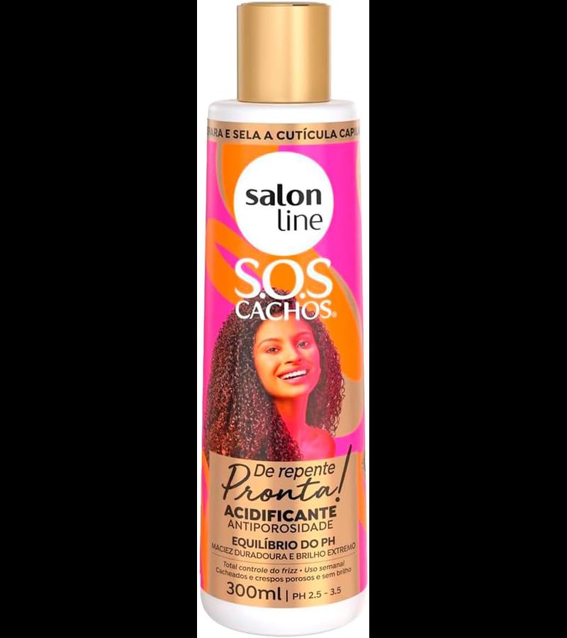 Acidificante S.O.S CACHOS De Repente Pronta 300ml - AIKO COSMÉTICOS
