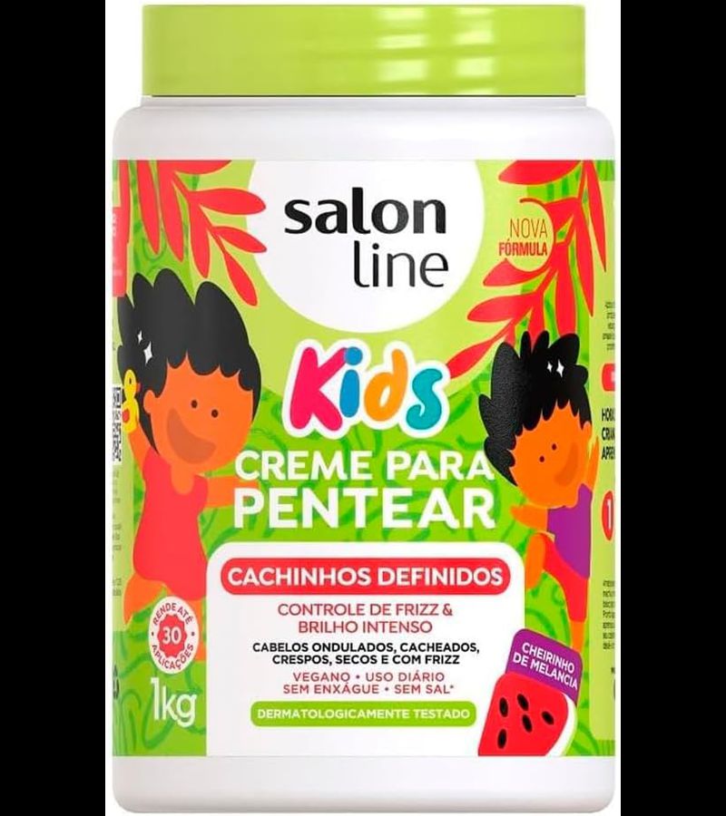Creme para Pentear Kids Melancia Cachinhos Definid... - AIKO COSMÉTICOS