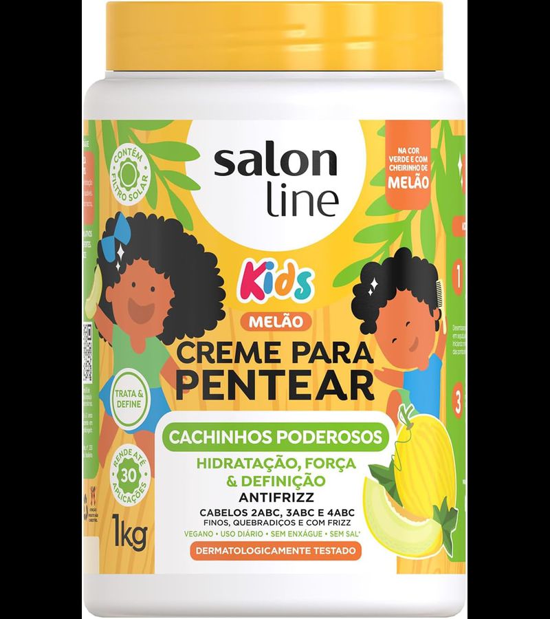 Creme para Pentear Kids Melão Cachinhos Poderosos ... - AIKO COSMÉTICOS
