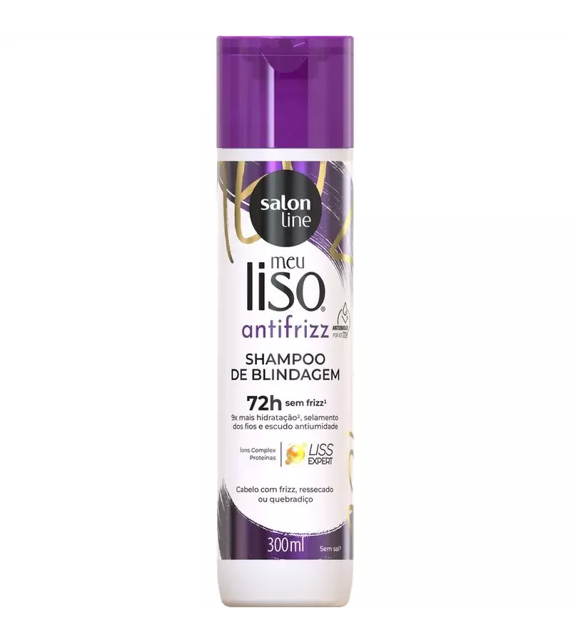 Shampoo Meu Liso Antifrizz 300ml - AIKO COSMÉTICOS