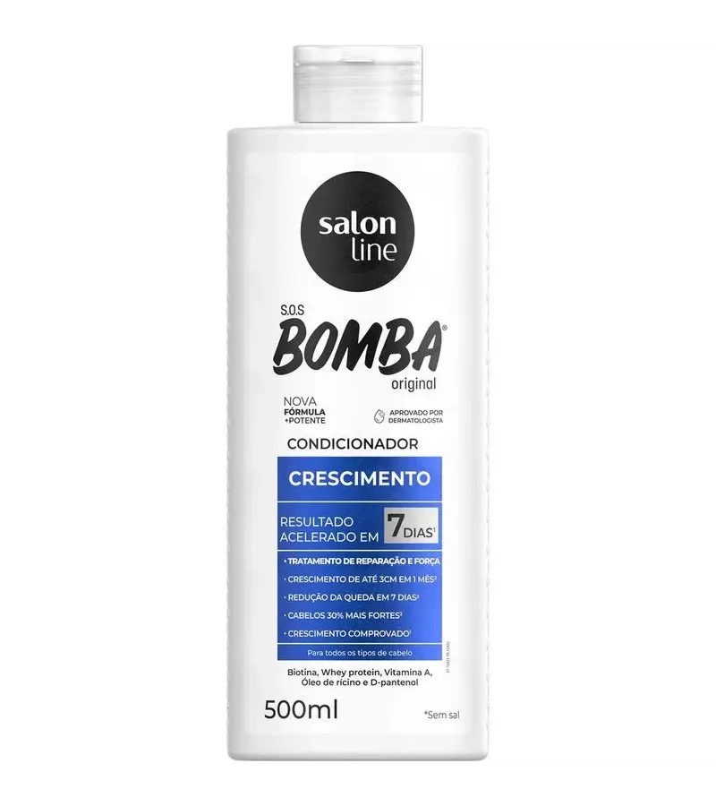 Condicionador S.O.S Bomba Crescimento 500ML - AIKO COSMÉTICOS