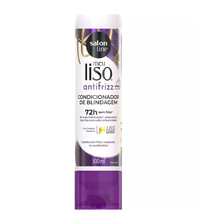 Condicionador Meu Liso Antifrizz 300ml - AIKO COSMÉTICOS