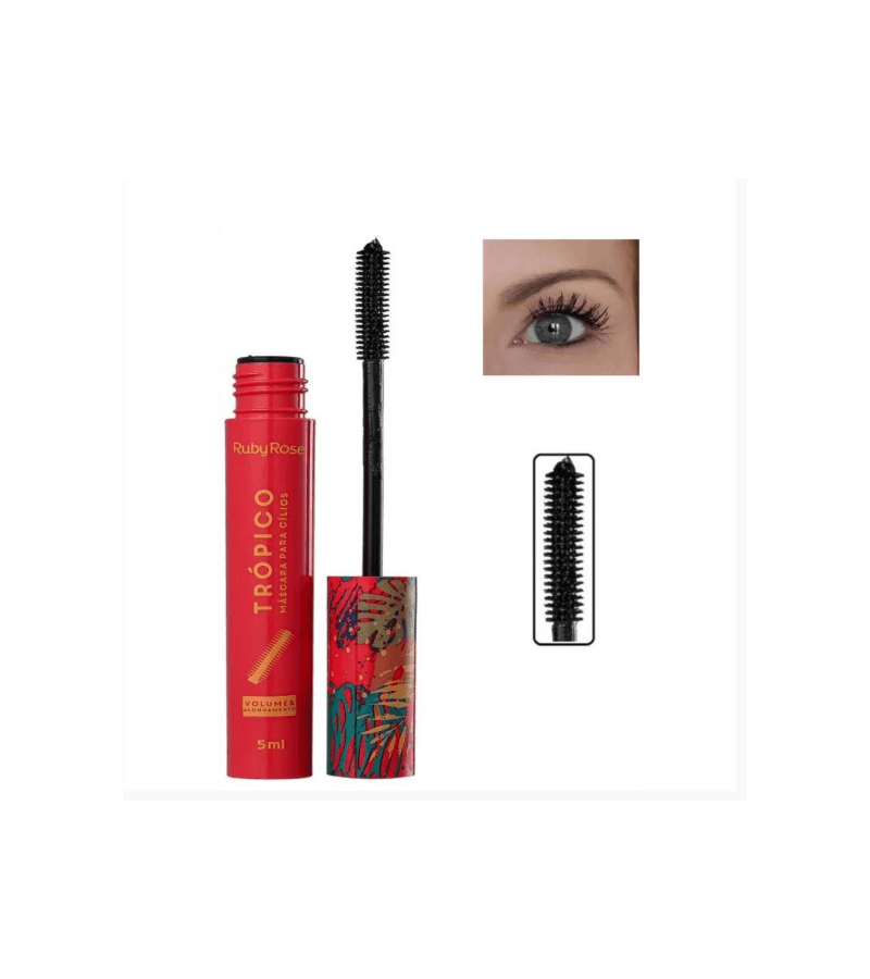 Ruby Rose Trópico Máscara de Cílios Volume&Alongam... - AIKO COSMÉTICOS