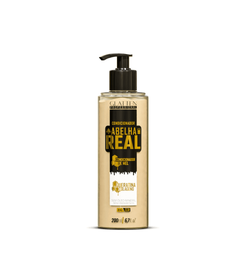 Glatten Abelha Real Condicionador 200ml - AIKO COSMÉTICOS