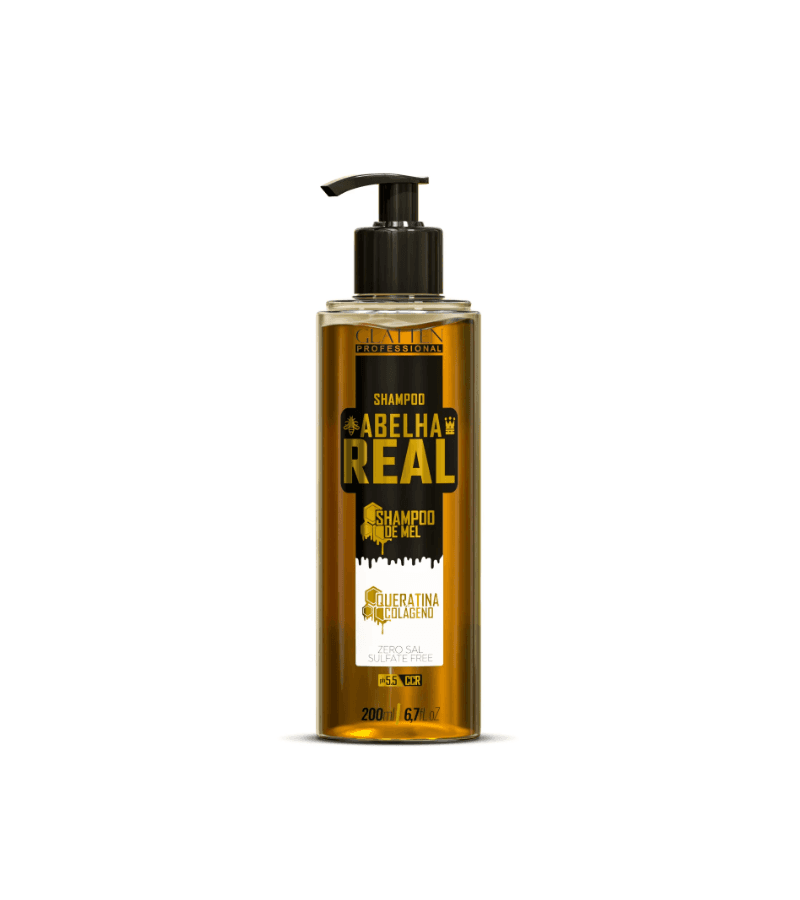 Glatten Shampoo Abelha Real 200ml - AIKO COSMÉTICOS