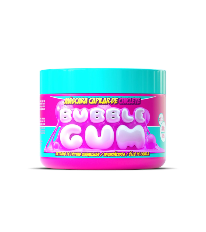 Glatten Máscara Bubble Gum 300g - AIKO COSMÉTICOS