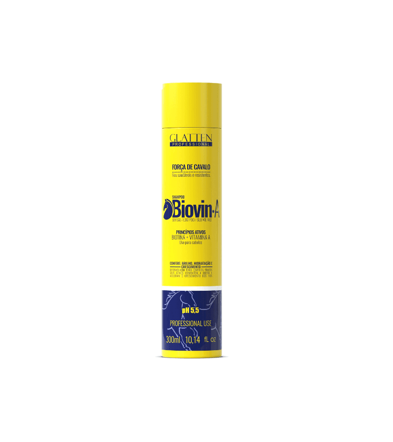 Glatten Shampoo Biovin-A 300ml - AIKO COSMÉTICOS