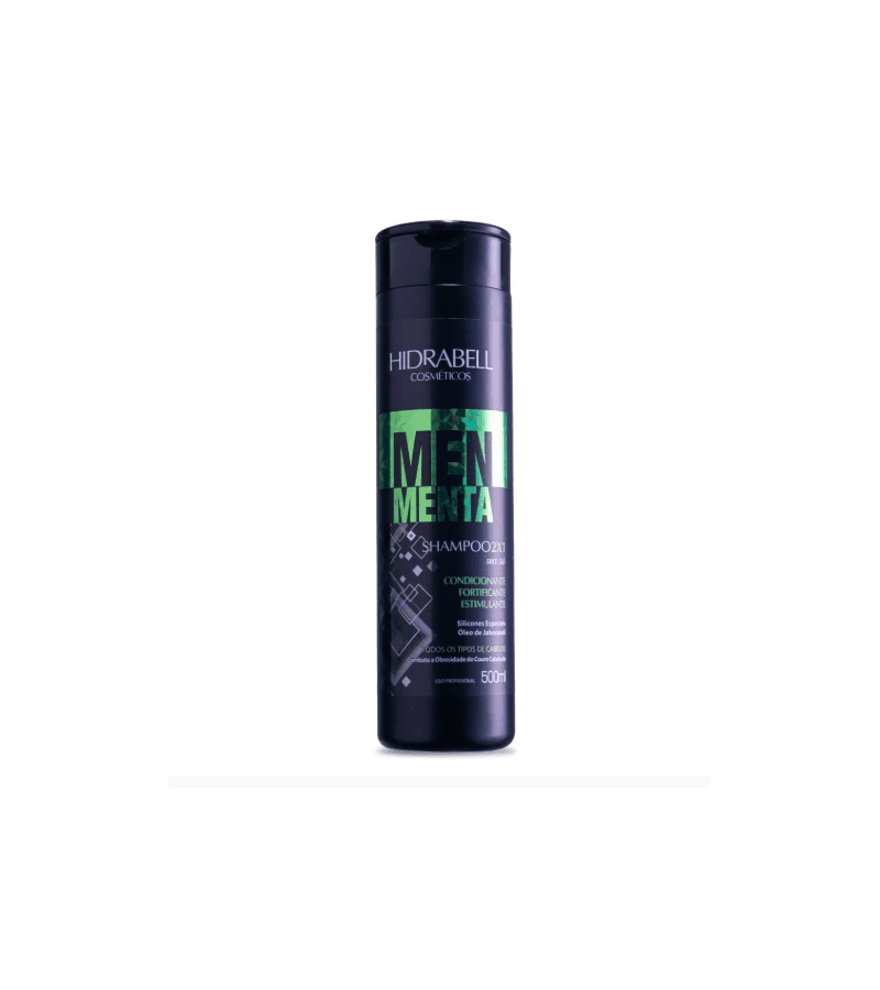 Hidrabell Cosméticos Shampoo 2x1 Men Menta 500ml - AIKO COSMÉTICOS