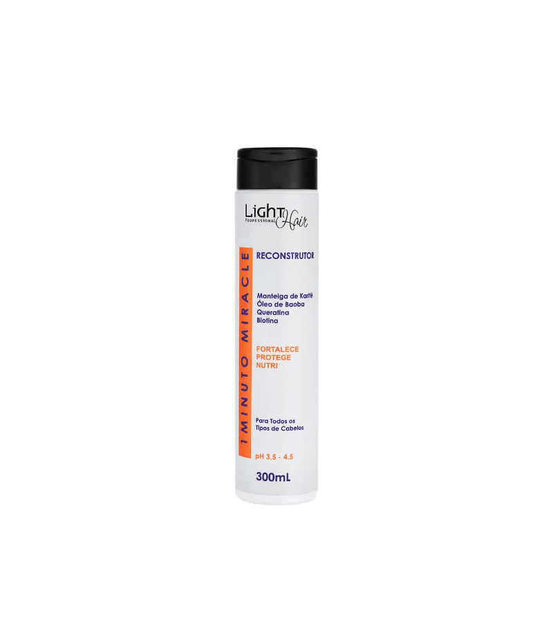 Light Hair 1 Minuto Miracle 300ml - AIKO COSMÉTICOS