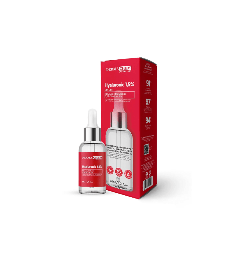Dermachem Sérum Hyaluronic 1,5% 30ml - AIKO COSMÉTICOS