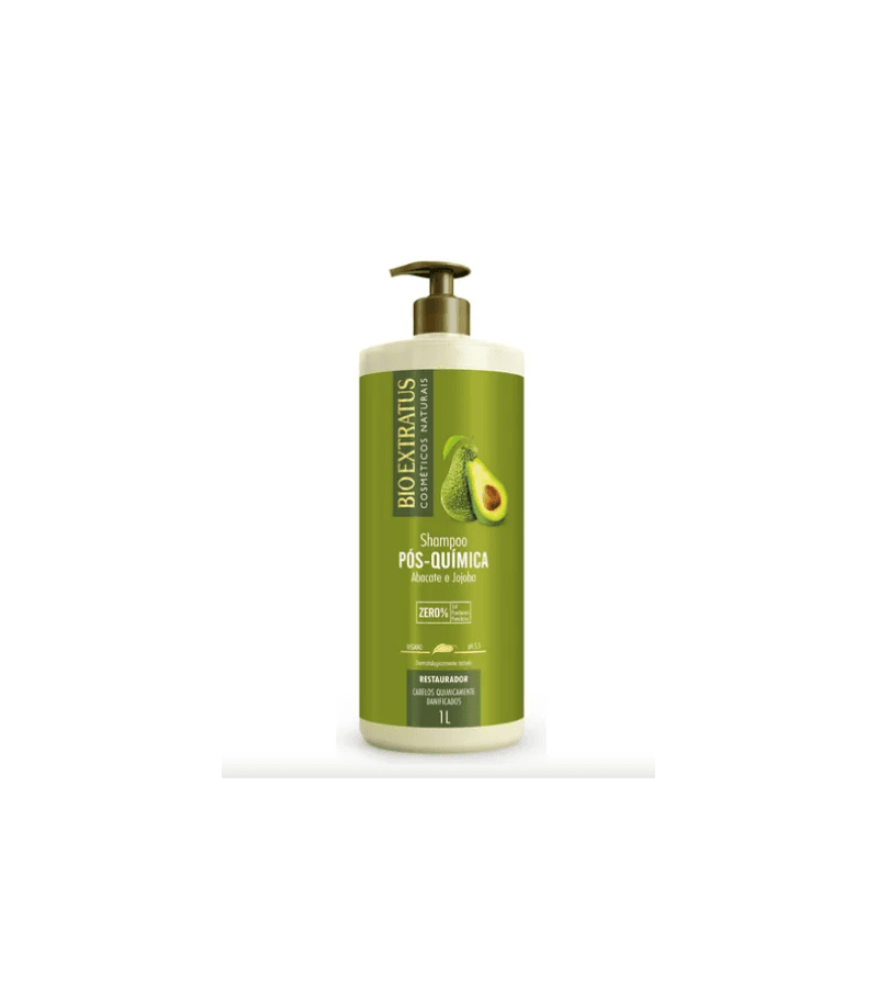 Bio Extratus Shampoo Pós Quimica 1L Abacate e Jojo... - AIKO COSMÉTICOS