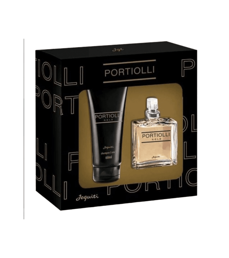 Jequiti Kit Estojo Portiolli Gold - AIKO COSMÉTICOS